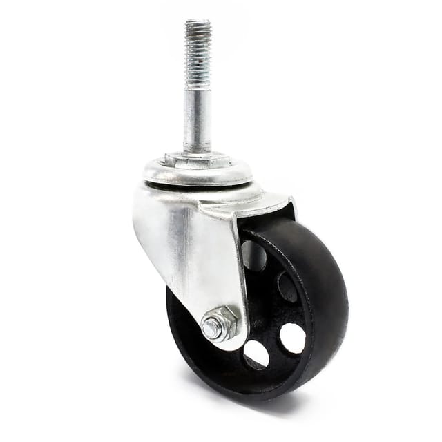 Wiltec - Ersatzteil für mobilen Getriebeheber - Rolle - Ersatzrolle für hydraulischen Motorheber, Getriebe Heber mit Aufnahmekralle und Pedal,