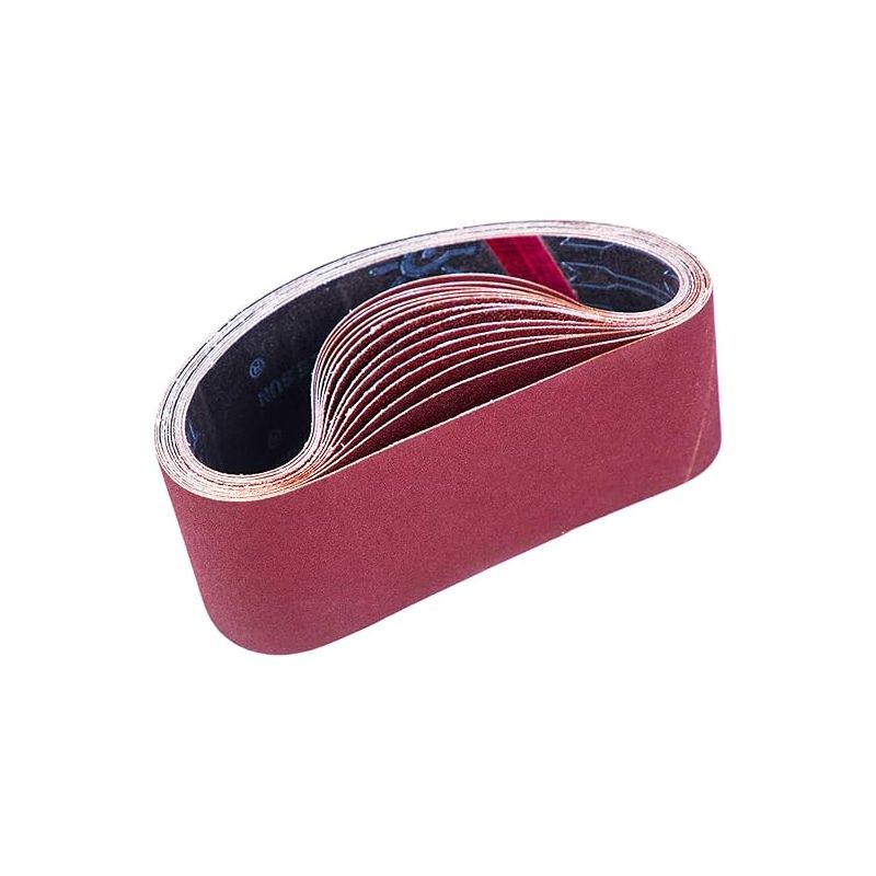 Sortierte Schleifbänder 75 X 457 Mm Für Bandschleifer - 5er-pack (je 1 Körnung 80/120/150/240/400)
