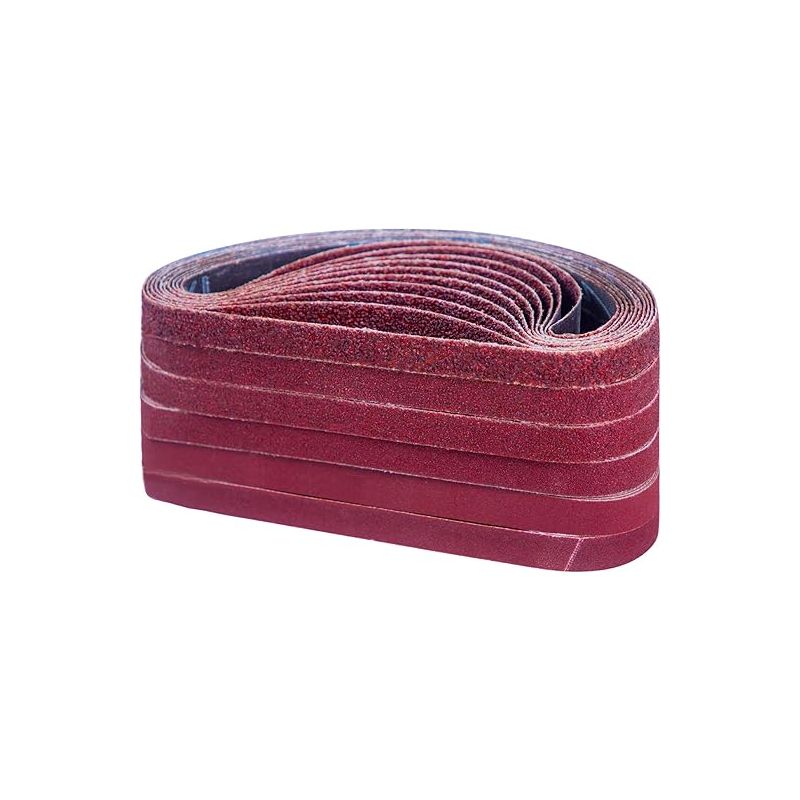 Sortiertes 13 X 457 Mm Schleifband Für Bandschleifer - 30er-packung (je 6 Körnungen 40/80/120/180/320)