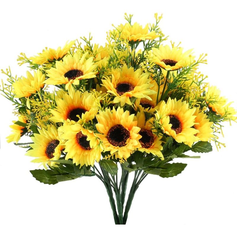 Künstliche Sonnenblumen, Künstliche Blumen, Künstliche Gartenblumen, Dekoblumen Für Hochzeiten, Zuhause, Balkon, Schlafzimmer