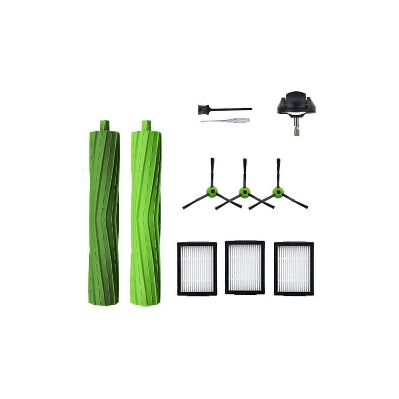 Ersatzteile Für Irobot Roomba J7 I7 I6 I3 I4 I2 I5 I8 I1+/plus E5 E6 Iej Staubsauger: 1 Satz Rotierender Gummibürsten, 1 Vorderrad, 4 Filter, 4 Seitenbürsten