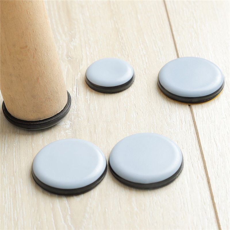 16 Selbstklebende Möbelgleiter, Teflonpads, 40 Mm Runder Durchmesser Für Stühle, Sofas, Schreibtische, Tische, Sessel