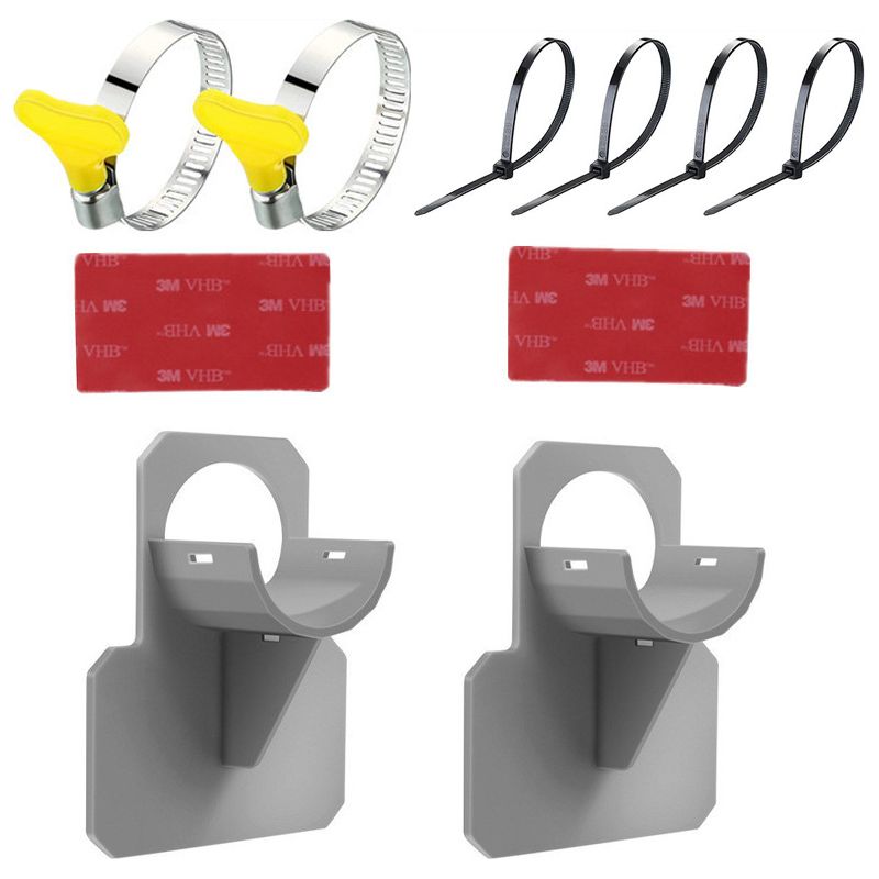 2-teiliger Poolschlauchhalter, Wasserschlauchstütze, Verhindert Das Herunterfallen Des Schlauchs, Poolschlauchhalter Für Aufstellpools, Für Schläuche Mit Einem Durchmesser Von 26-38 Mm (grau)