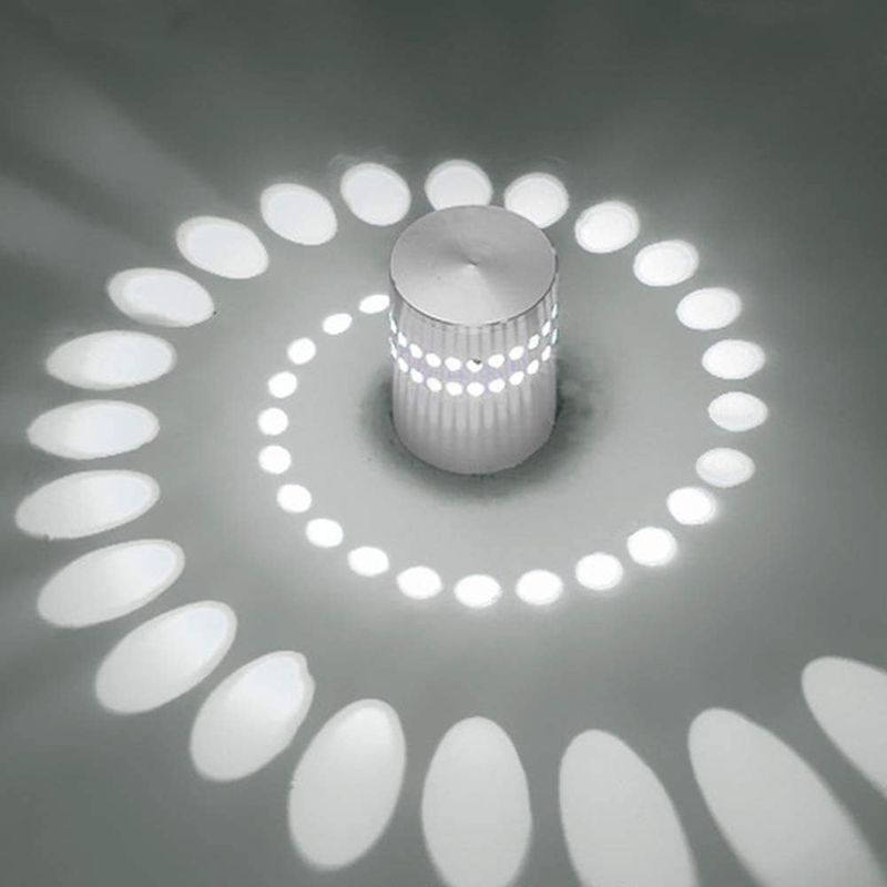 Moderne Led-wandleuchte Für Den Innenbereich, 4 W, Dekorative Aluminium-wandleuchte Für Kinderzimmer, Flur, Hotel, Restaurant, Küche, Esszimmer (2 Stück, Weiß)