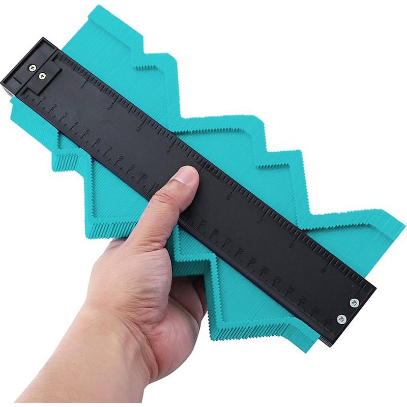 Konturenlehre, 25 Cm, Professionelle Konturenkopie Für Heimwerker, Profillehre Zum Präzisen Messen Von Fliesen Und Unregelmäßigen Objekten