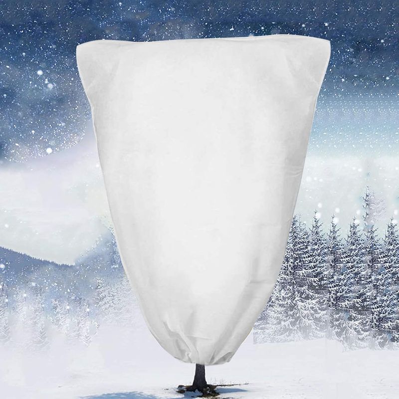 Winterabdeckung Für Pflanzen, Pflanzenschutz 100 Cm × 156 Cm, Frostschutz Für Pflanzen, Schutzabdeckung Für Pflanzen, Frostschutzabdeckung