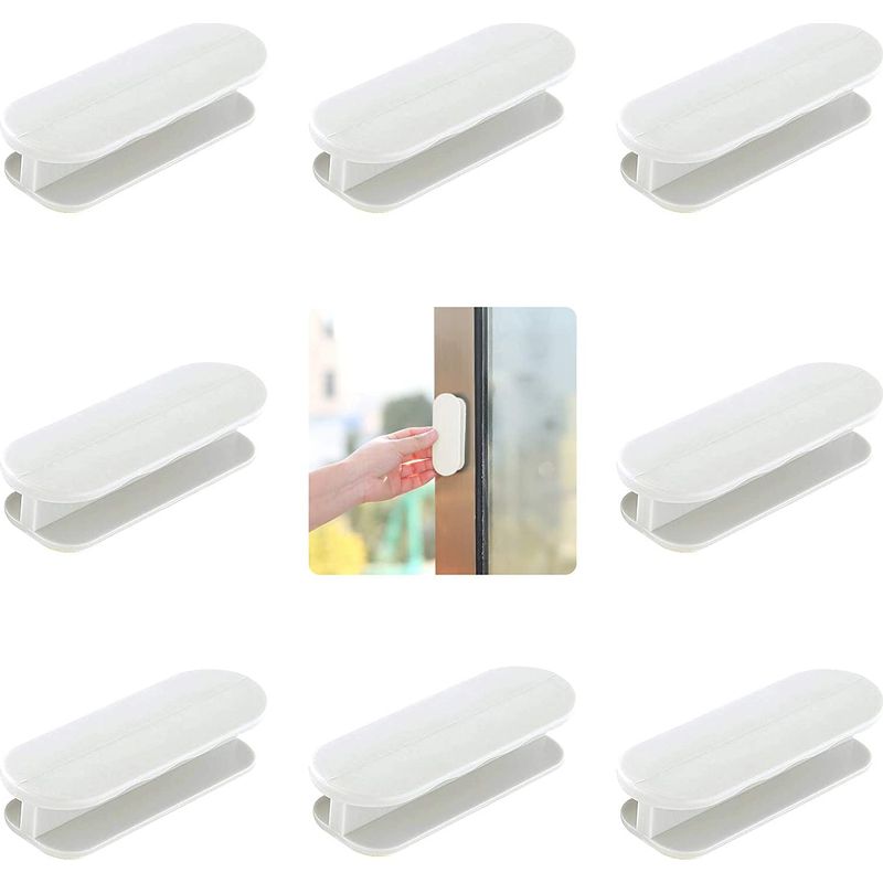 Selbstklebende Türgriff- Und Schlosssets Für Türen Und Fenster, Glastürzubehör, Creative Home (8-teilig, Weiß)