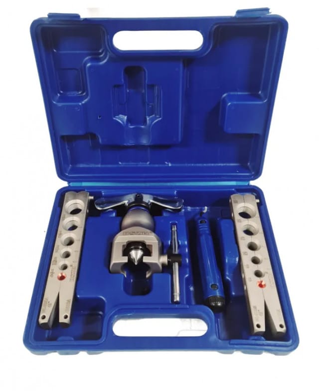 Plombservice - Dudge-Koffer mit Kupplung 1/4' bis 3/4' mit Entgratungsstift
