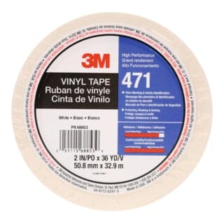 3M 471W50IW PVC-Klebeband Weiß (L x B) 33 m x 50 mm 1 St.