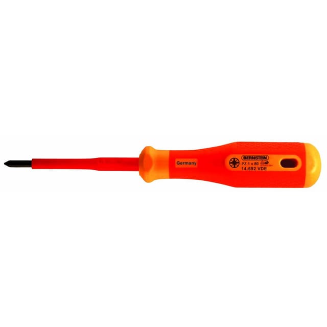 Bernstein Tools For Electronics - 14-693 vde vde Kreuzschlitz-Schraubendreher pz 2 Klingenlänge: 100