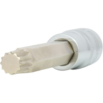 1/2' CHROMEplus Bit-Stecknuss xzn, lang, M12