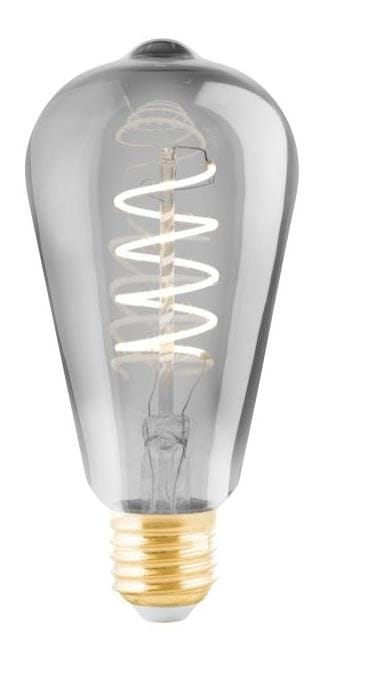 Eglo - led Leuchtmittel Edison ST64 E27 4W rauch Leuchtmittel