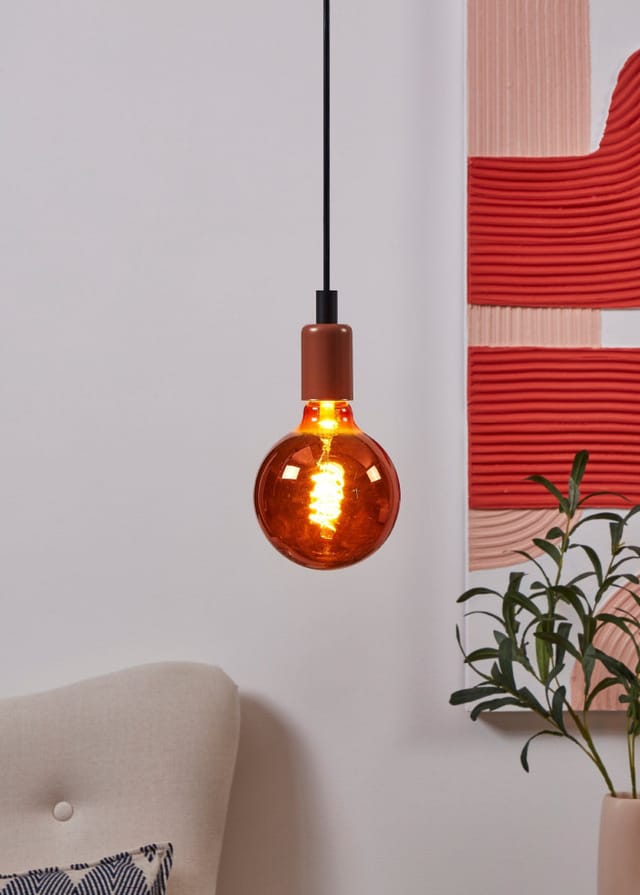 Eglo - led Globe G125 E27 4W kupfer Leuchtmittel