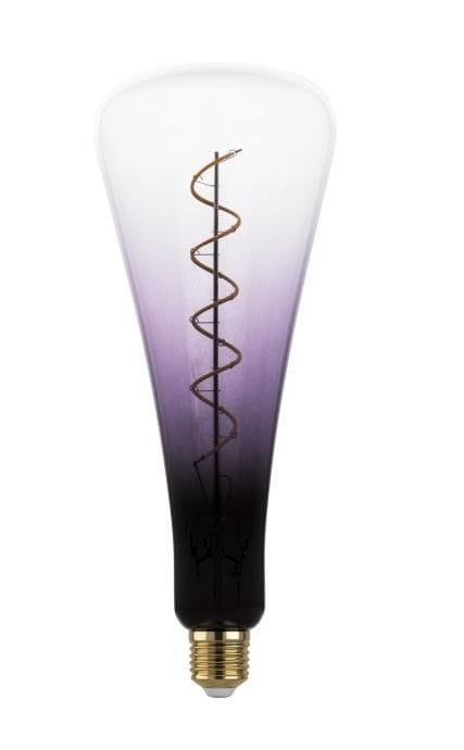 Eglo - led Leuchtmittel Zylinder E27 4W schwarz-violett Leuchtmittel