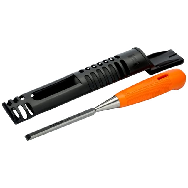 Bahco Stechbeitel mit orangefarbenem Griff aus Polypropylen, 22 mm