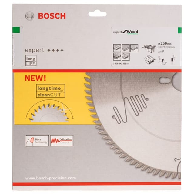 Kreissägeblatt Expert for Wood 250 x 30 x 3,2 mm, 22 - Bosch