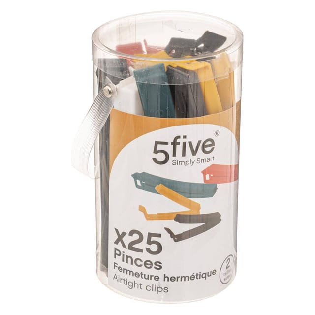 5five Simply Smart - Set mit 25 hermetischen klammern - 5five