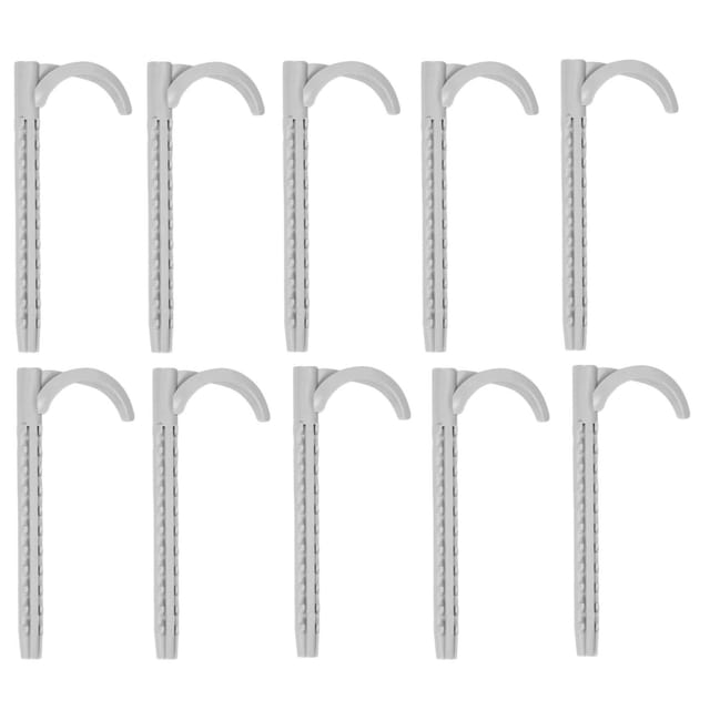Tecuro - Rohrhaken - Dübelhaken 8 x 95 mm, einfach (10 Stück)