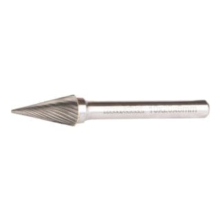 B-52831 Frässtift Hartmetall Spitzkegel Produktabmessung, ø 10 mm Arbeits-Länge 20 mm Schaf - Makita