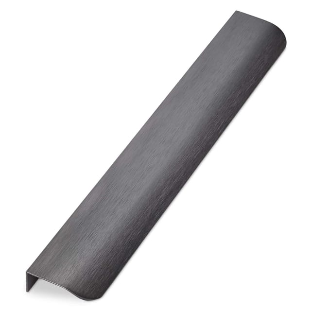 So-tech - Griffleiste blankett round 300 x 18 x 42 mm Aluminium Titanoptik gebürstet