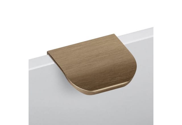 So-tech - Griffleiste blankett tommy 40 x 18 x 42 mm Aluminium Messingoptik gebürstet