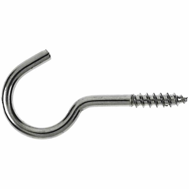 Sb Schraubhaken 3,3x60mm gebogen, verzinkt, Inhalt: 6 Stück