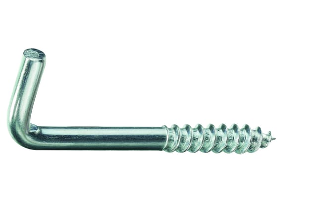 Sb Schraubhaken 30mm verzinkt gerade, Inhalt:12 Stück