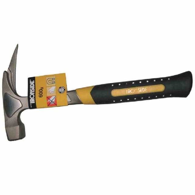 Ironside - Lattenhammer 600g 2-Komponenten-Griff mit Magnet, Anti-Vibration