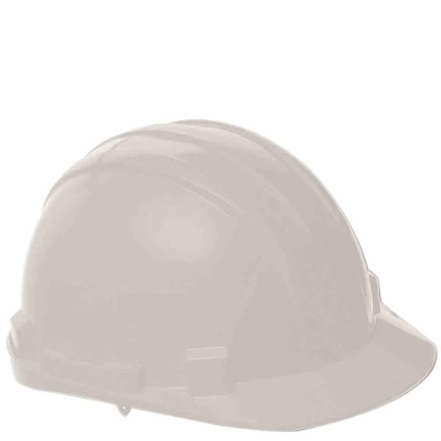 Ironside - Schutzhelm verstellbar weiß mit Drehknopf zum Anpassen an die Kopfgröße