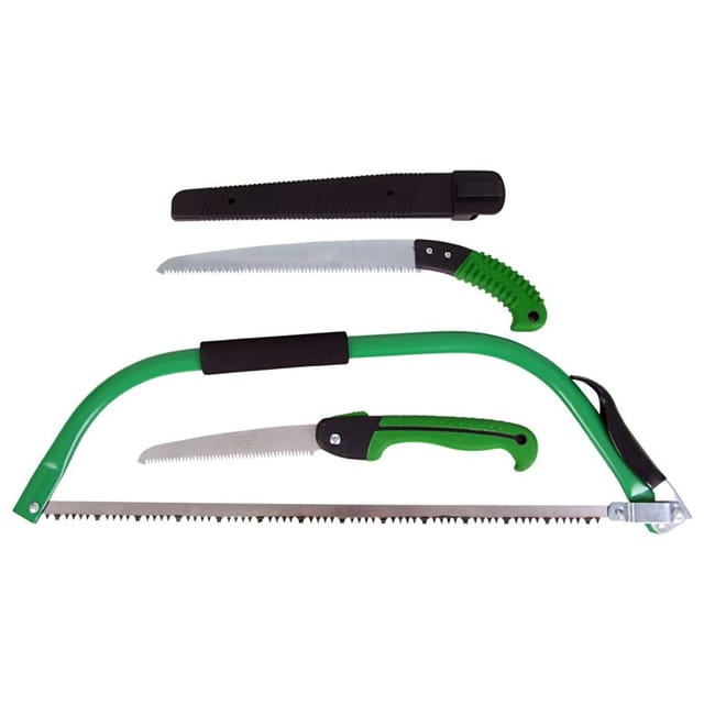 Buri - Gartensäge 3er-Set Astsäge Baumsäge Bügelsäge Klappsäge Holzsäge Handsäge
