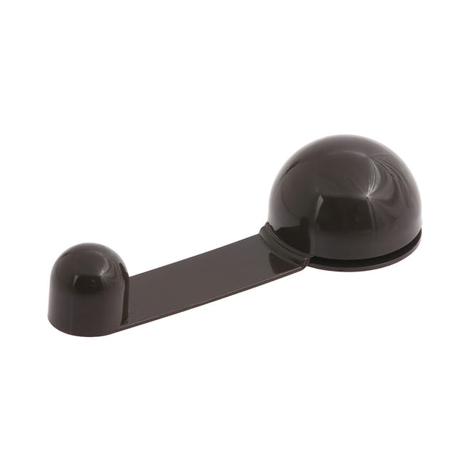 Selbstklebender Türstopper mit braunem Halter
