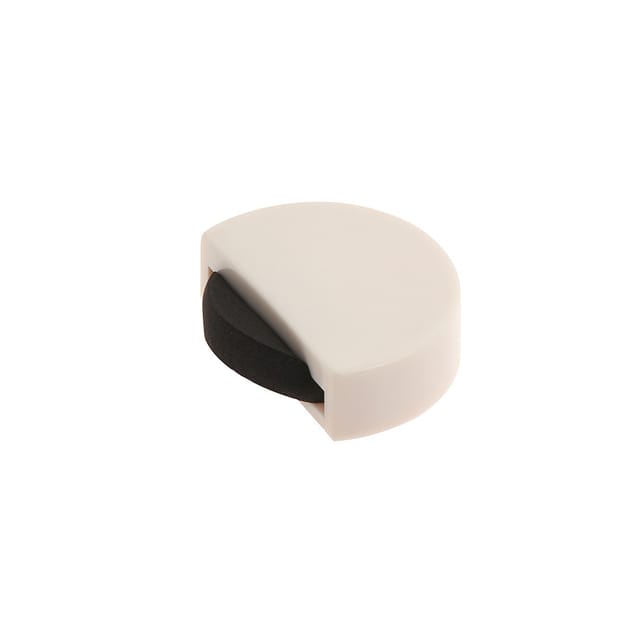 Weißer leiser selbstklebender Türstopper