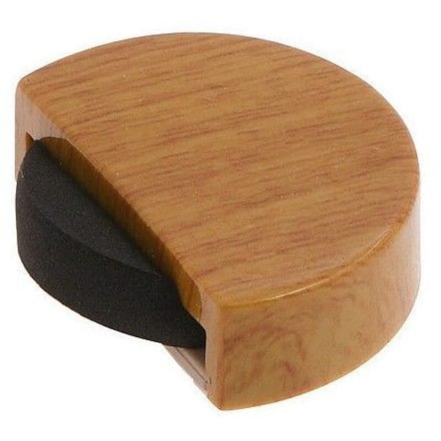 Silent Selbstklebender Türstopper Holzfarbe