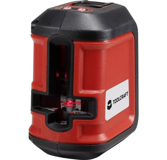 Toolcraft - CL8 Kreuzlinienlaser inkl. Stativ, selbstnivellierend Reichweite (max.): 8 m