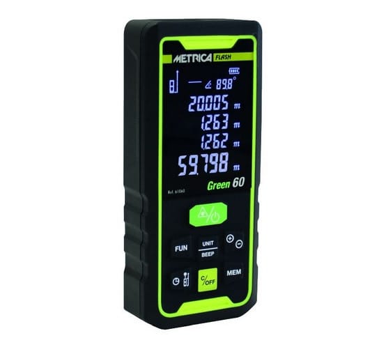 Metrica - Laser-Entfernungsmesser Flash Green 100 100m - 61100