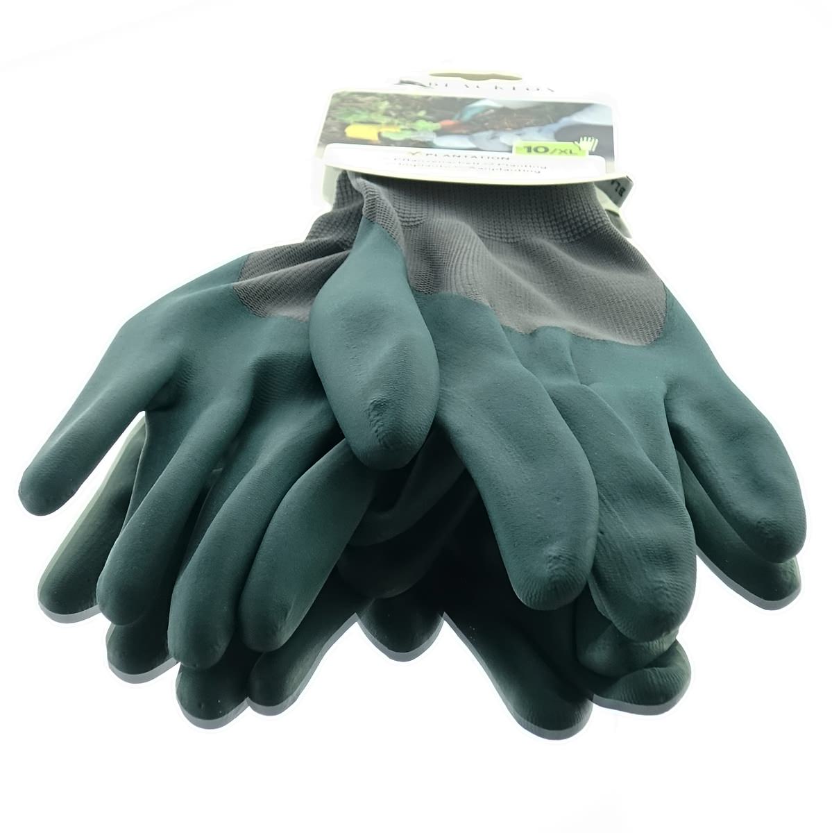 Blackfox® Garten - Handschuhe Pflanzenarbeit Grün Größe 10/xl