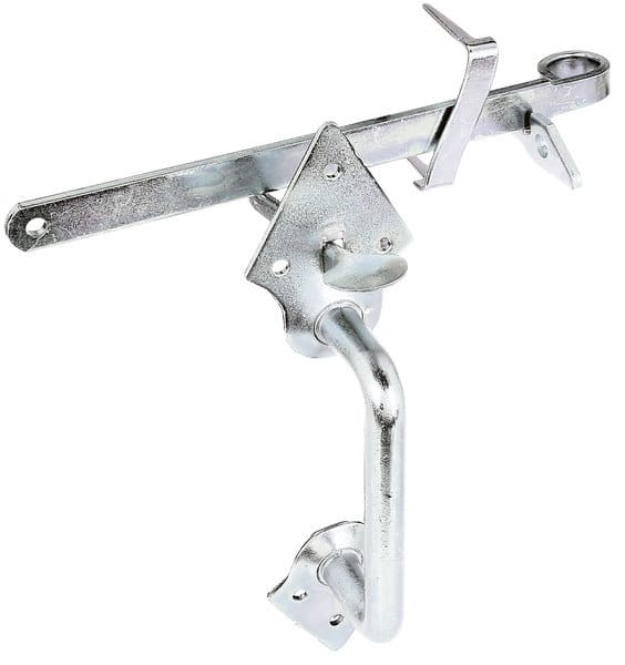 Alberts Klinken-Set für Flechtzaun-u.leichte Holztore, disp., l 260 mm