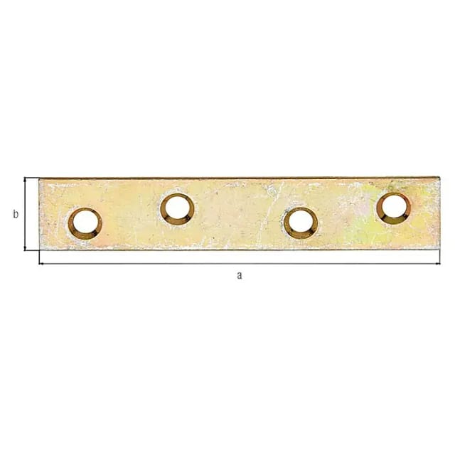 Verbindungsbleche 80x15x2 mm/K2