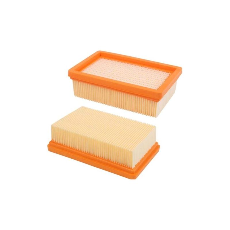 2er-pack Ersatz-staubsaugerfilter Für Körcher Wd4, Wd5, Wd6, Mv4, Mv5, Mv6 (faltfilter)