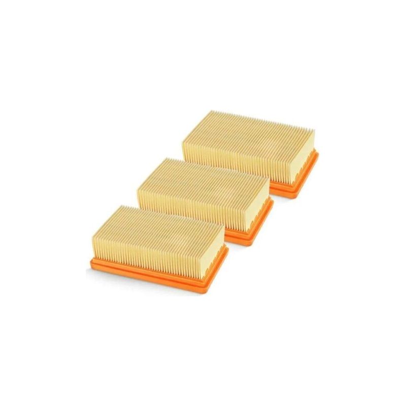 Aktionsangebot: 3er-pack Ersatz-flachfilter Für Kärcher Nass-trockensauger Mv4, Mv5, Mv6, Wd4, Wd5, Wd6, Wd4p, Wd5p Und Wd6p – Ersetzt Teilenummer 2863-005,0--