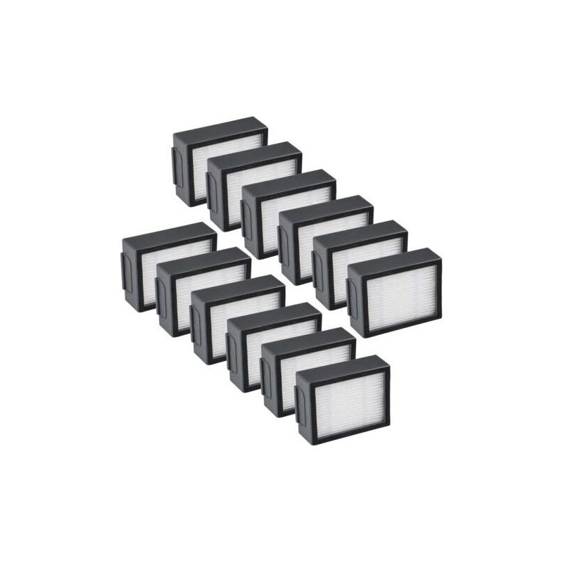 12 Hepa-staubsaugerfilter, Kompatibel Mit Roomba Iye-robotern Der Serien I3, I4, I6, I7, I8, E5, E6 Und Weiteren.