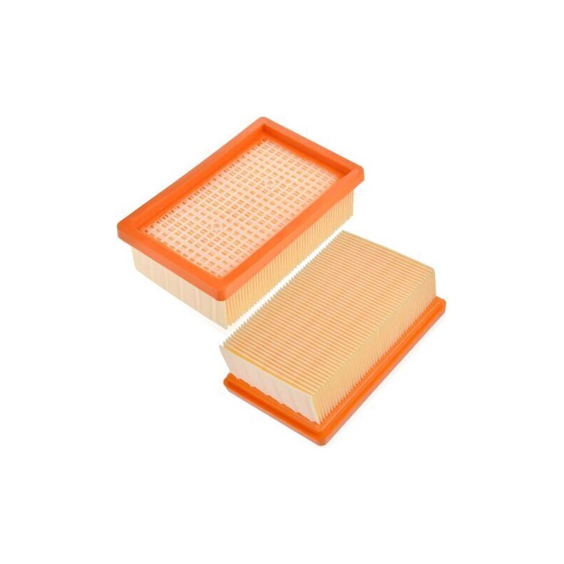Rebirthcare Flachplissierfilter (2er-pack) Für Körcher Staubsauger 2.863-005.0 – Körcher Wd4, Wd5, Wd6, Mv4, Mv5, Mv6 – Ersatz Für Körcher Staubsauger