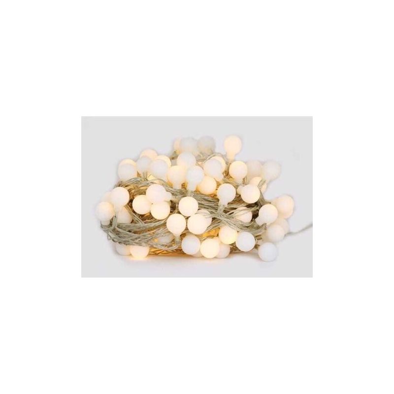 Kugelförmige Lichterkette, 10 M, 100 Leds, Für Den Innen- Und Außenbereich, Mit Fernbedienung Und Timer, Wasserdicht, 8 Modi, Ideal Für Weihnachten, Hochzeiten Und Balkondekorationen