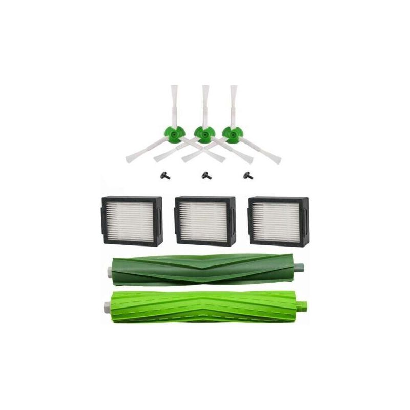 Ersatzteilset Kompatibel Mit Roomba I7 I7+ E5 E6 E7 – Das Set Enthält Seitenbürsten, Walzen Und Hepa-filter.