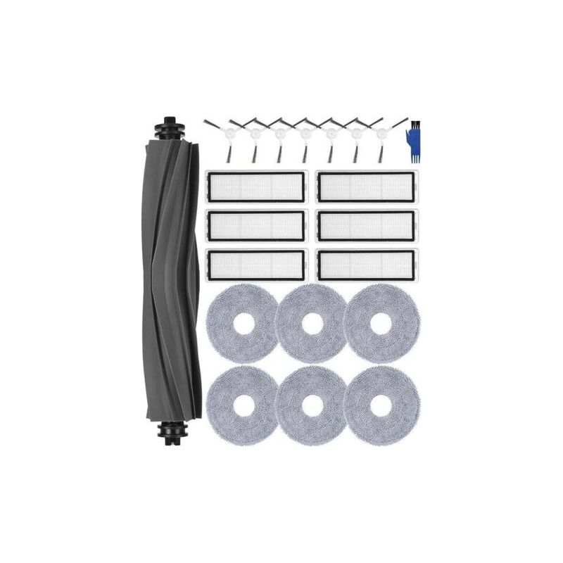 Zubehörset Für Dreame L10s Ultra Und L10 Ultra Staubsauger: 1 Hauptbürste, 6 Hepa-filter, 6 Tücher, 7 Seitenbürsten, Pi