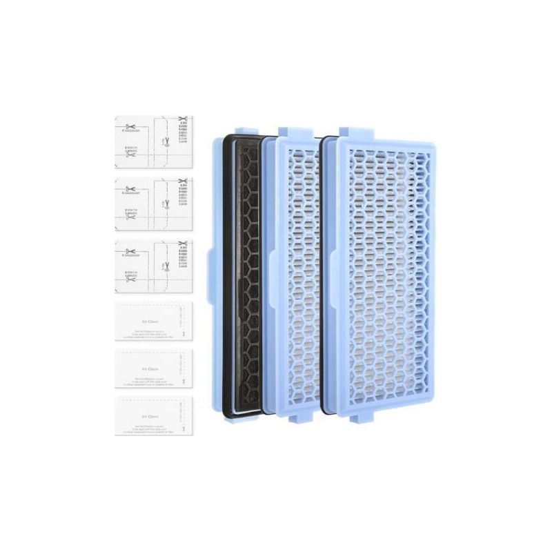 3 Staubsaugerfilter, Kompatibel Mit Den Miele-staubsaugern Compact C1 Und C2, Complete C2 Und C3, S8340 Und S8360 3 Hepa-filter 3 Motorfilter, Kompatibel Mit Den Serien S4000, S5000 Und S6000
