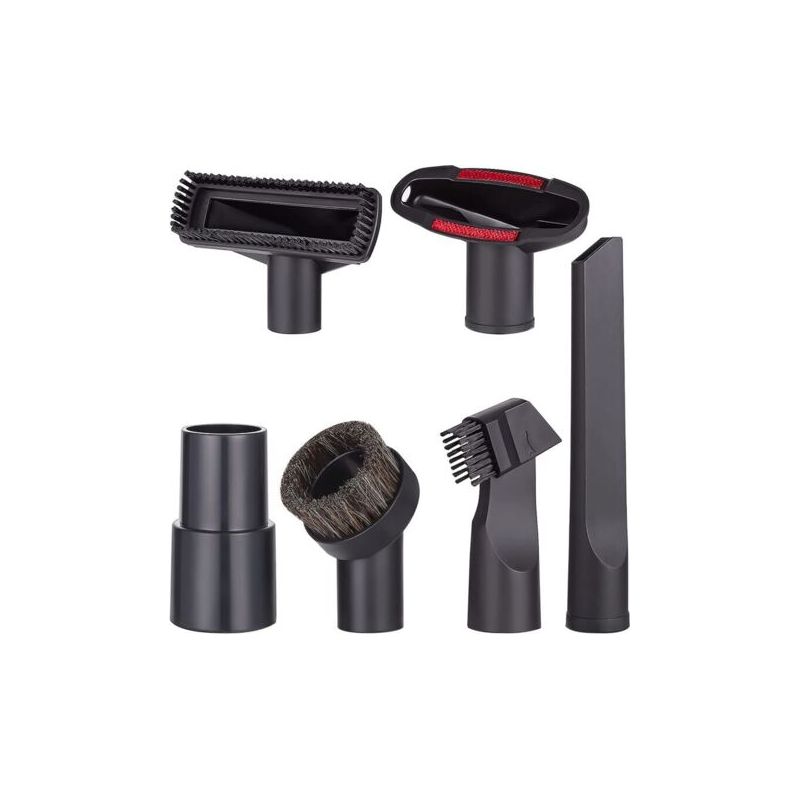 6-teiliges Staubsauger-zubehörset (32 Mm) – Kombibürste, Lange Flachbürste, Rundbürste – Kompatibel Mit Kärcher, Rowenta, Hoover, Bosch, Miele