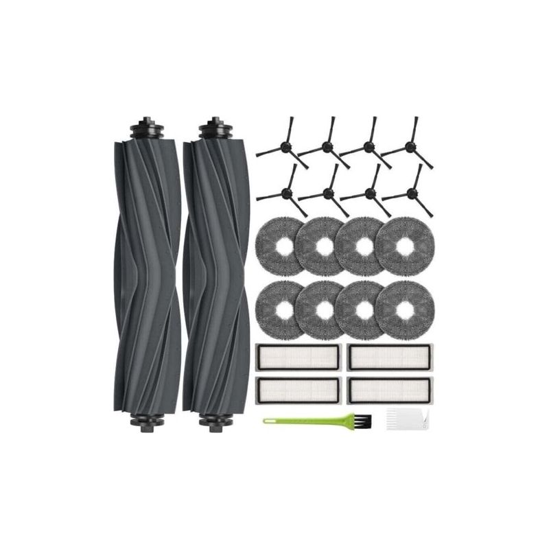 Zubehörset Für Den Dreame L10s Pro / Ultra Staubsauger – 2 Hauptbürsten – 8 Seitenbürsten – 4 Hepa-filter – 4 Mikrofasertücher