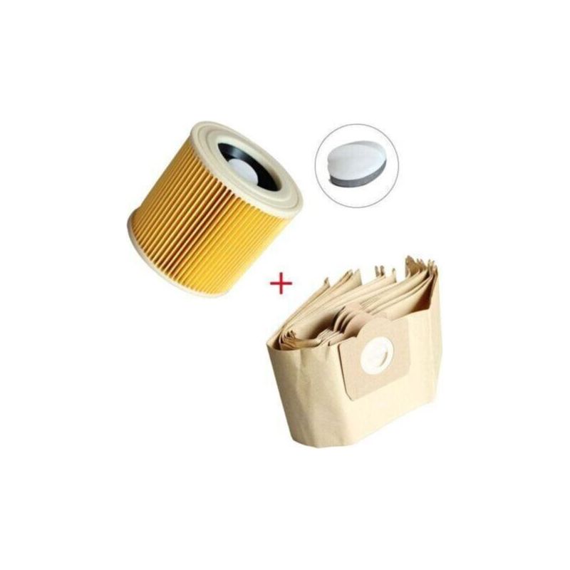 Set Mit 5 Filterelementen, Passend Für Kärcher Nt20/1, Nt30/1, N Und T38 Staubsauger, Zubehör