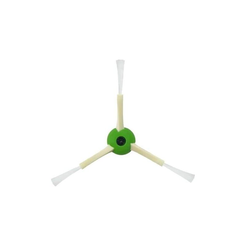 1x Ersatz-seitenbürste Und Schraube, Kompatibel Mit Irobot. Für Roomba I3, I4, I5, I6, I6+, I7, I7+, I8, I8+, J7, J7+, E5, E6, E7. Grün Und Weiß.